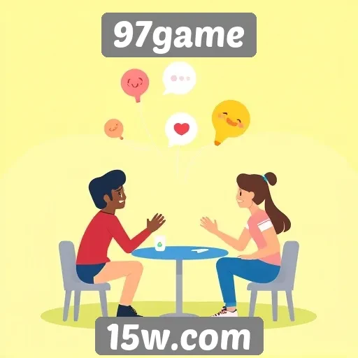 Recursos de interação social na plataforma 97game